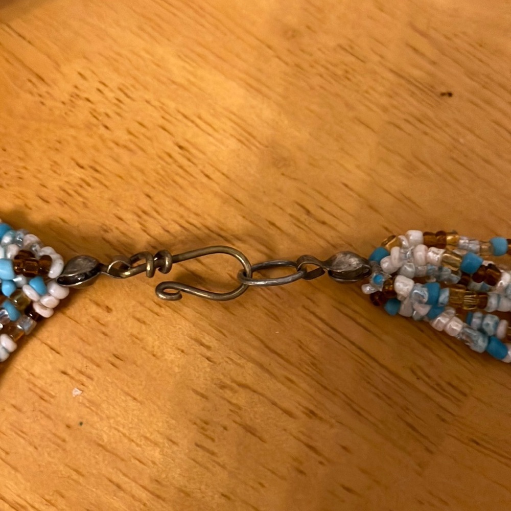 Multicolor Beaded Necklace - Picture 6 of 9